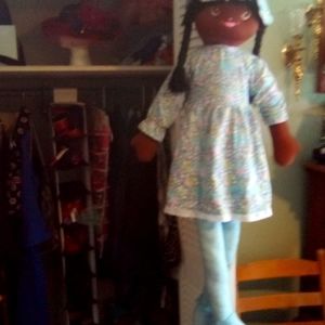 African American Plush doll